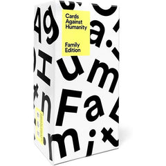Cards Against Humanity: Family Edition is a new fill-in-the-blank comedy game that’s just like Cards Against Humanity, but it’s made for kids and adults to play together