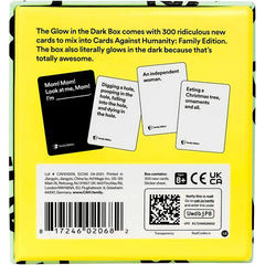 Cards Against Humanity: Familien-Edition Glow in The Dark Box 300-Karten Erweiterung