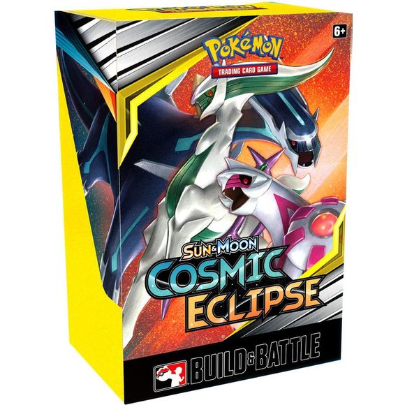 Inside, you'll find:
-A 23-card Evolution pack, including 1 of 4 unique foil promo cards.
-4 Pokemon TCG: Sun & Moon -- Cosmic Eclipse Booster Packs
-A code card for the Pokemon TCG Online