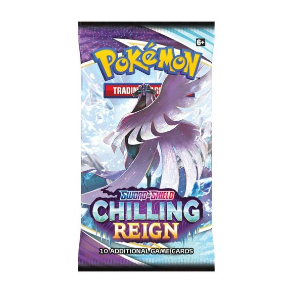 Pokémon TCG: Sword & Shield—Chilling Reign Booster Pack (Artwork may v – Galactic Toys & Collectibles