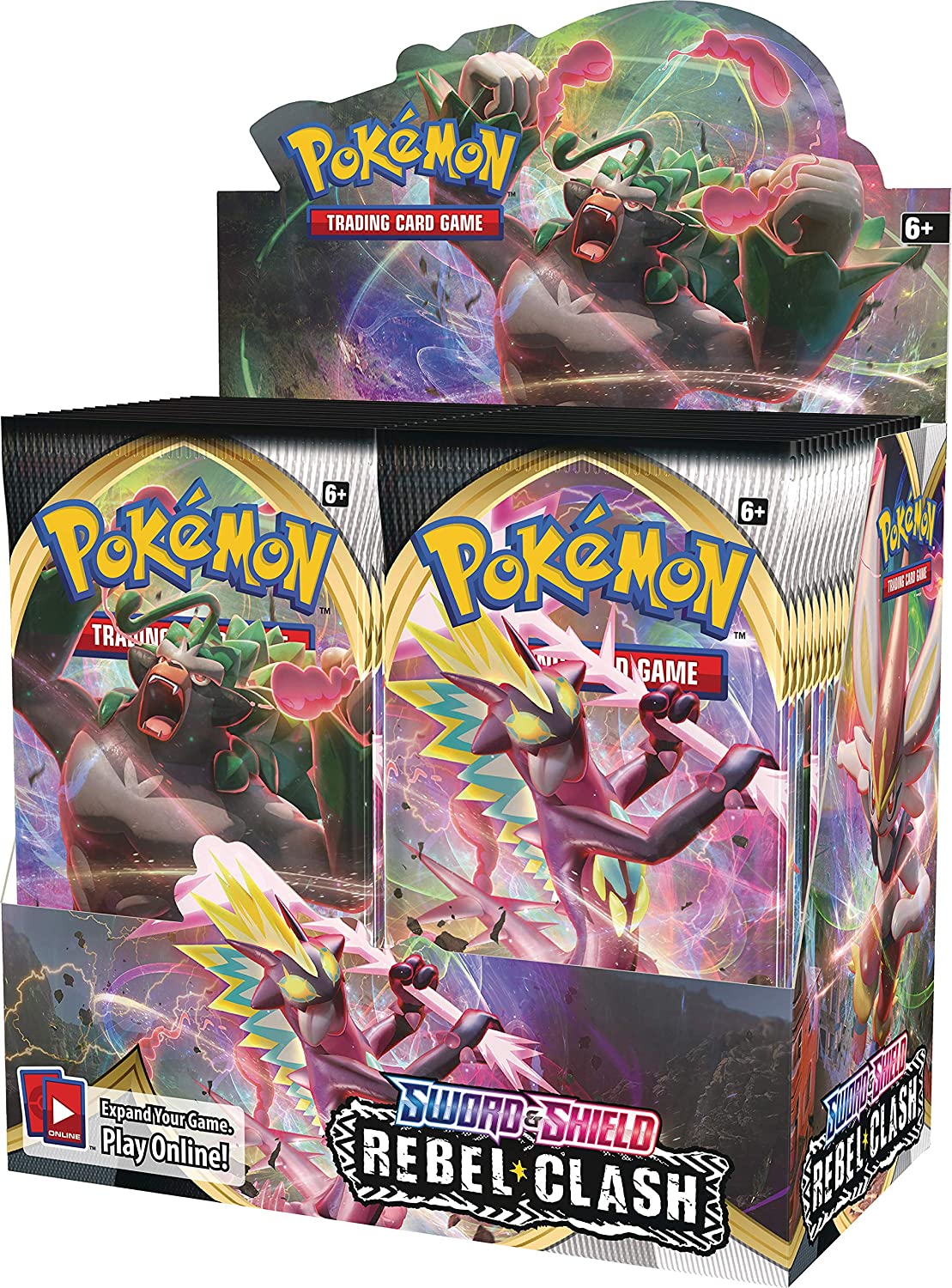 GIVE YOUR COLLECTION A BOOST: Includes 36 Sword & Shield Rebel Clash booster packs containing 10 cards each to advance your collection to a new level.