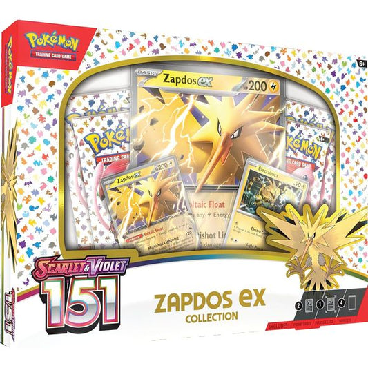Pokemon TCG Scarlet & Violet 151 Collection — Zapdos ex | Galactic Toys & Collectibles