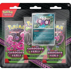 Release Date: 08/02/2024
Give Your Collection a Boost! Get in on the latest Pokemon TCG action with three awesome booster packs from the new Scarlet & Violet-Shrouded Fable expansion, a special foil promo card, and a code card for Pokemon TCG Live! This set includes: 1 foil promo card featuring Pecharunt, 3 Pokemon TCG: Scarlet & Violet-Shrouded Fable booster packs, and A code card for Pokemon TCG Live.