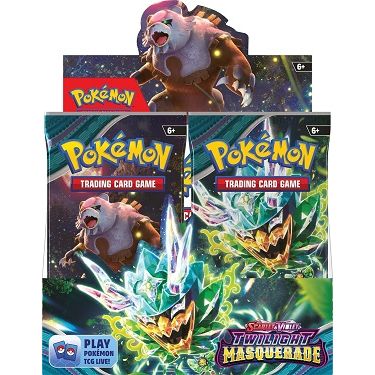 Pokemon Scarlet and Violet SV6 Twilight Masquerade Booster Display (36 Packs)