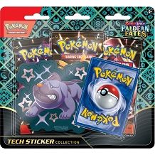 Pokemon Scarlet and Violet SV4.5 Paldean Fates Tech Sticker Collection (1 at Random)