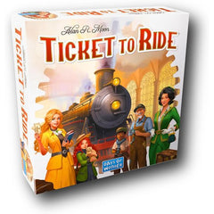 Ticket to Ride is the ultimate train adventure board game that takes you across early 20th century North America. The landscape slides by as you collect train cards and claim routes to expand your network, all while trying to connect cities and complete your tickets. Easy to learn and engaging for players of all ages, Ticket to Ride is perfect for a fun-filled game night with family and friends. The game features a giant map of North America, showcasing a vast train network, and includes a collection of min