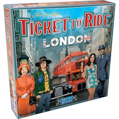 Ticket to Ride: London is an elegantly simple version of Ticket to Ride where players race around 1970s London to claim the most important bus lines and complete their Destination Tickets, connecting Districts in the capital of the United Kingdom. With its quick and compact format, Ticket to Ride: London is fast-paced, easy to learn in three minutes, and extremely portable. Perfect for new players and veterans alike.