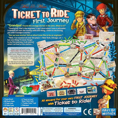 Days of Wonder Ticket to Ride First Journey Board Game