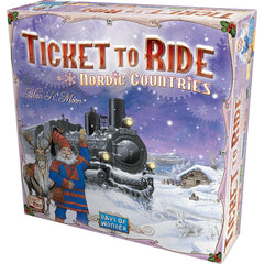 Ticket to Ride Nordic Countries takes you on a Nordic adventure through Denmark, Finland, Norway and Sweden as you travel to the great northern cities of Copenhagen, Oslo, Helsinki and Stockholm. Visit Norway’s beautiful fjords and the magnificent mountain scenery on the Rauma Railway. Breathe in the salt air of the busy Swedish ports on the Baltic Sea. Ride through the Danish countryside where Vikings once walked. Hop-on the Finnish railway and travel across the Arctic Circle to the land of the Midnight Su