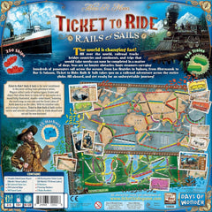 Days of Wonder: Ticket to Ride Rails and Sails Board Game