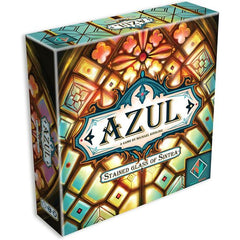 Created by Michael Kiesling, Azul: Stained Glass of Sintra challenges players to carefully select glass panes to complete their windows while being careful not to damage or waste supplies in the process. The window panels are double-sided, providing players with a dynamic player board that affords nearly infinite variability!
