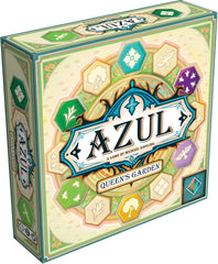 In Azul: Queen's Garden, players are tasked with arranging a magnificent garden for the King's lovely wife by arranging beautiful plants, trees, and ornamental features. Using an innovative drafting mechanism, the signature of the Azul series, players must carefully select colorful tiles to decorate their garden. Only the most incredible garden designers will flourish and win the Queen's blessing.