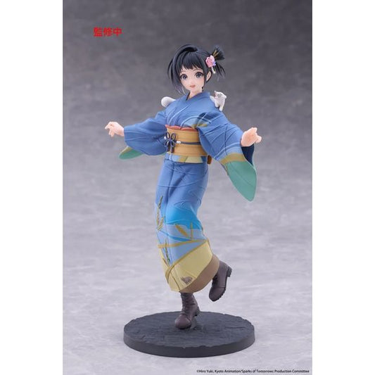 <p><strong>PRE-ORDER: Expected to ship in February of 2027.</strong></p>
<p>From the anime <strong>Sparks of Tomorrow</strong>, also known as <strong>20 Seiki Denki Mokuroku</strong>, comes a charming Coreful Figure of <strong>Inako Momokawa</strong> from Taito!</p>
<p>Inako is beautifully depicted wearing a traditional blue yukata, capturing the warmth and nostalgic atmosphere of the series. Her gentle smile and relaxed standing pose bring out her cheerful personality, while the carefully recreated folds