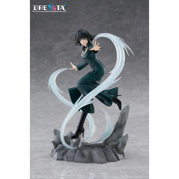 <p><strong>PRE-ORDER: Expected to ship in April 2027.</strong></p>
<p>From <em>One-Punch Man</em> comes Hellish Blizzard, also known as Fubuki, as an impressive DRESSTA statue figure from Taito!</p>
<p>Fubuki is captured in a dynamic battle pose as she unleashes her powerful psychic abilities. Her flowing dark green dress, windswept hair, and focused expression faithfully recreate the elegant yet formidable leader of the Blizzard Group.</p>
<p>Large translucent effect parts spiral around Fubuki to repres