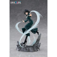 <p><strong>PRE-ORDER: Expected to ship in April 2027.</strong></p>
<p>From <em>One-Punch Man</em> comes Hellish Blizzard, also known as Fubuki, as an impressive DRESSTA statue figure from Taito!</p>
<p>Fubuki is captured in a dynamic battle pose as she unleashes her powerful psychic abilities. Her flowing dark green dress, windswept hair, and focused expression faithfully recreate the elegant yet formidable leader of the Blizzard Group.</p>
<p>Large translucent effect parts spiral around Fubuki to repres