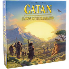 Embark on humankind’s greatest journey! Guide your branch of the human family tree to gather resources, migrate, and settle across the globe all while advancing their technologies and cultures.
This fresh and vibrant reboot of the original game Settlers of the Stone Age is rooted in the classic CATAN gameplay system with plenty of new mechanics, strategies, and adventures to discover.