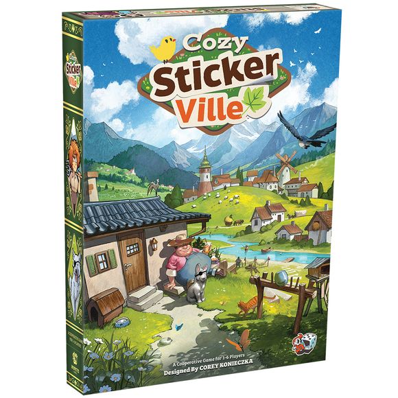 Manage a growing village with your friends, using stickers to build houses, farms, shops, and much more. Will you create a bustling town, a sleepy village, or something grander? The only limit is your imagination.