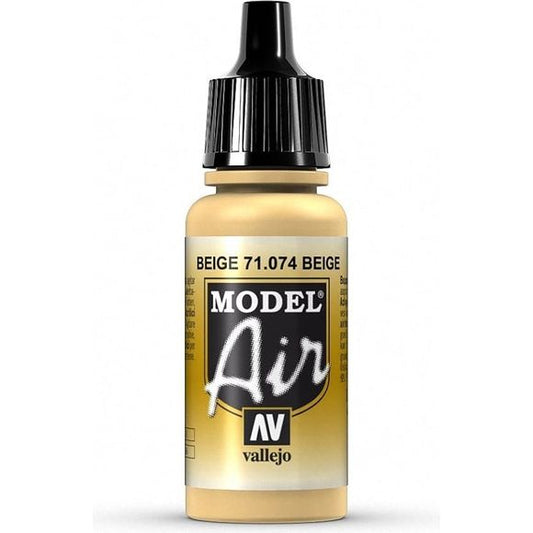 Model Air acrylic colors are developed especially for airbrush techniques, with very finely ground pigments. They contain an acrylic resin with properties of extreme resistance and durability. The adhesion of Model Air to resin models, plastics, steel and white metal is extraordinary.
Model Air colors come in a 17 ml. bottle with dropper.