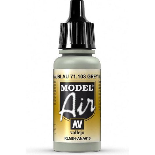 Model Air acrylic colors are developed especially for airbrush techniques, with very finely ground pigments. They contain an acrylic resin with properties of extreme resistance and durability. The adhesion of Model Air to resin models, plastics, steel and white metal is extraordinary.
Model Air colors come in a 17 ml. bottle with dropper.