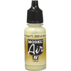 Model Air acrylic colors are developed especially for airbrush techniques, with very finely ground pigments. They contain an acrylic resin with properties of extreme resistance and durability. The adhesion of Model Air to resin models, plastics, steel and white metal is extraordinary.
Model Air colors come in a 17 ml. bottle with dropper.