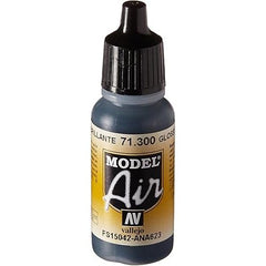 Model Air acrylic colors are developed especially for airbrush techniques, with very finely ground pigments. They contain an acrylic resin with properties of extreme resistance and durability. The adhesion of Model Air to resin models, plastics, steel and white metal is extraordinary.
Model Air colors come in a 17 ml. bottle with dropper.