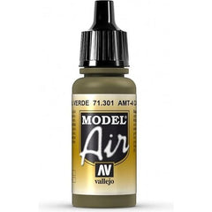 Model Air acrylic colors are developed especially for airbrush techniques, with very finely ground pigments. They contain an acrylic resin with properties of extreme resistance and durability. The adhesion of Model Air to resin models, plastics, steel and white metal is extraordinary.
Model Air colors come in a 17 ml. bottle with dropper.