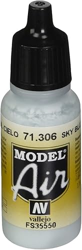 Model Air acrylic colors are developed especially for airbrush techniques, with very finely ground pigments. They contain an acrylic resin with properties of extreme resistance and durability. The adhesion of Model Air to resin models, plastics, steel and white metal is extraordinary.
Model Air colors come in a 17 ml. bottle with dropper.