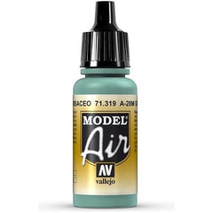 Model Air acrylic colors are developed especially for airbrush techniques, with very finely ground pigments. They contain an acrylic resin with properties of extreme resistance and durability. The adhesion of Model Air to resin models, plastics, steel and white metal is extraordinary.
Model Air colors come in a 17 ml. bottle with dropper.