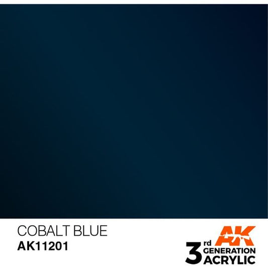AK Interactive 3rd Gen Acrylic Cobalt Blue 17ml | Galactic Toys & Collectibles