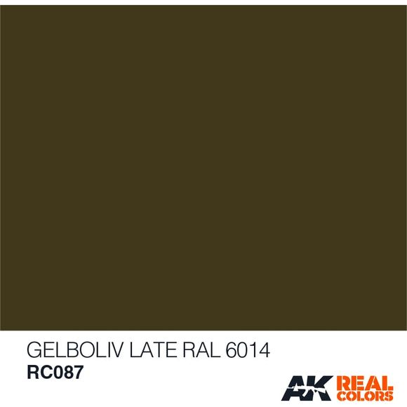 AK Interactive AFV RC087 Gelboliv (Late) RAL 6014 10ml Acrylic Hobby Paint | Galactic Toys & Collectibles