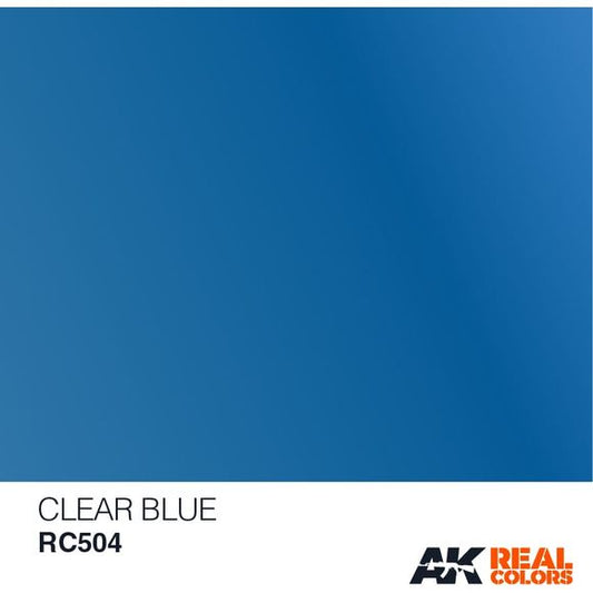 AK Interactive AFV Real Color RC504 Clear Blue 10ml Hobby Paint