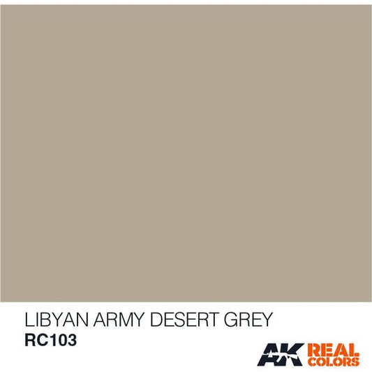 AK Interactive AFV RC103 Libyan Army Desert Grey 10ml Acrylic Hobby Paint