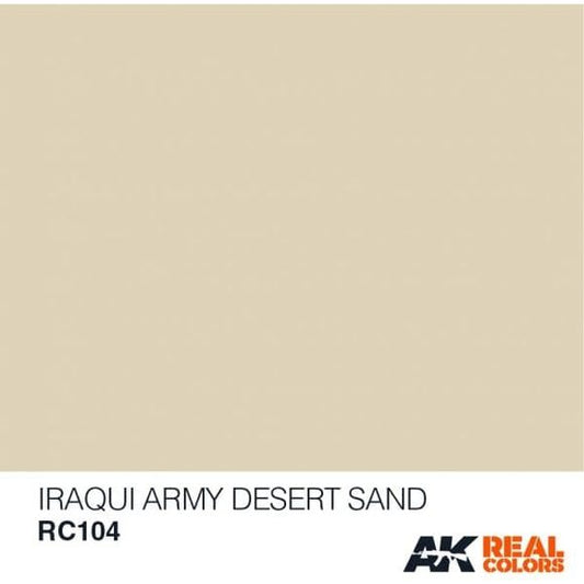 AK Interactive AFV RC104 Iraqi Army Desert Sand 10ml Acrylic Hobby Paint