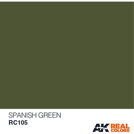 AK Interactive AFV RC105 Spanish Green 10ml Acrylic Hobby Paint
