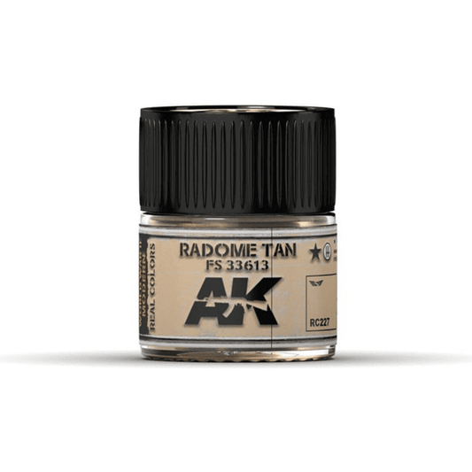 AK Interactive Real Color Radome Tan 10ML Acrylic Hobby Paint Bottle | Galactic Toys & Collectibles