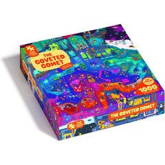 The Coveted Comet from The Magic Puzzle Company is a 1,000-piece jigsaw puzzle with original handmade art and a magical surprise at the end.
MPC set out to create the most entertaining puzzles ever made by combining the traditional jigsaw puzzle experience with ideas from the worlds of tabletop games and magic. Magic Puzzles are the most-backed and highest-funded puzzles ever on Kickstarter, with nearly 20,000 5-star reviews on Amazon and over a million puzzles sold around the world.