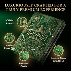 Theory11: Harry Potter Green (Slytherin) Premium Playing Cards