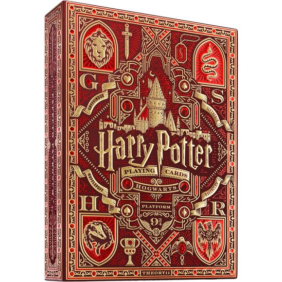 Discover the magic of the Wizarding World with the Harry Potter Playing Cards by theory11. These premium playing cards are perfect for fans of all ages, offering an enchanting way to enjoy your favorite card games while celebrating the iconic Harry Potter series.
Crafted from FSC-certified paper sourced from sustainable forests, these playing cards are not only visually stunning but also environmentally friendly. Each card features completely custom artwork, with designs inspired by beloved characters from