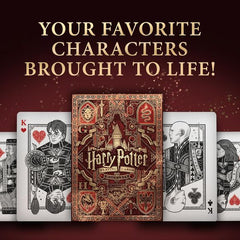 Theory11: Harry Potter Red (Gryffindor) Premium Playing Cards