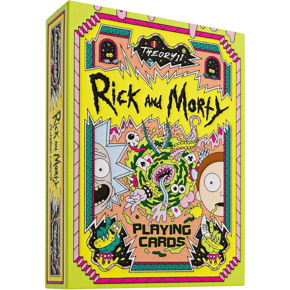 STEP THROUGH THE PORTAL – Bring Rick and Morty chaos to poker night, blackjack, solitaire, magic practice, cardistry, party games, display, and gifting. This green sci-fi TV themed deck adds multiverse energy, weird humor, and fan-favorite style to every shuffle.
GREEN SCI-FI TV DESIGN – The deck carries a bold green look inspired by the wild, portal-jumping world of Rick and Morty. It stands out on a card table, desk, shelf, collector display, game room setup, fan gift basket, or late-night game night with