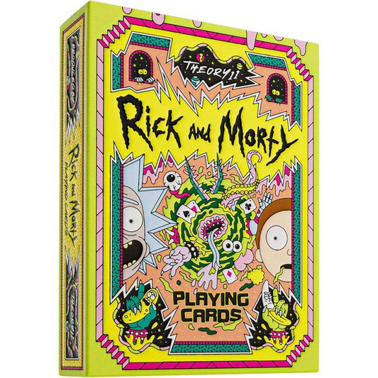 STEP THROUGH THE PORTAL – Bring Rick and Morty chaos to poker night, blackjack, solitaire, magic practice, cardistry, party games, display, and gifting. This green sci-fi TV themed deck adds multiverse energy, weird humor, and fan-favorite style to every shuffle.
GREEN SCI-FI TV DESIGN – The deck carries a bold green look inspired by the wild, portal-jumping world of Rick and Morty. It stands out on a card table, desk, shelf, collector display, game room setup, fan gift basket, or late-night game night with