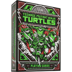 UNLEASH THE MAYHEM: Traverse the sewers of New York City's underground with fully custom artwork of your favorite characters - including Leonardo, Michelangelo, Donatello, and Raphael - each depicted with vivid illustration, ready for action! It’s about time for some mutant mayhem.
GET SHELL-SHOCKED: The cards have a shell of their own - striking green, red, and silver foil on premium black paper makes these a must-have for any TMNT superfan! Get ready for a pizza-fueled adventure.
UNRIVALED PRINT QUALITY: