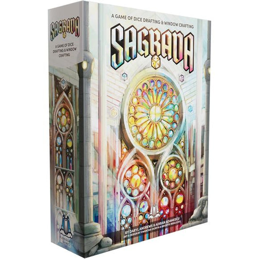 Use cleverness and careful planning to craft a stained glass window masterpiece in the Sagrada Familia. Take turns drafting colorful dice that represent the glass pieces for a stained glass window and carefully choose where to place each one to emerge victorious!