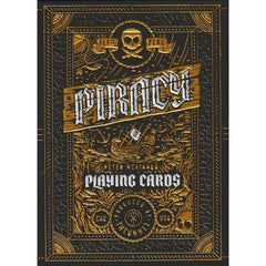 CERCA TROVA: Set sail to a world unchartered and become a dweller of the open seas with Piracy Playing Cards. Secrets and lost treasures wait to be discovered - will you embark on the journey?
FLY THE FLAG: theory11 produces the world’s finest playing cards. Printed using the highest quality card stocks available in combination with luxurious-to-the-touch paper, textured embossing, and impeccably finished with opulent foil and hot stamping techniques - Piracy is the absolute pinnacle of playing card quality