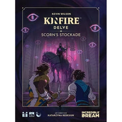A tactical and cooperative card game for 1-2 players, in Kinfire Delve: Scorn's Stockade you will fight your way through the Well deck of challenge cards to reach Scorn, the Master of the Well, and face them in an epic final battle.