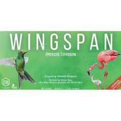 This fourth Wingspan expansion explores the birds of Mexico, Central America, South America, and the Caribbean. This incredibly biodiverse and abundant region is home to more than 3,000 bird species, including the birds with the smallest and largest wingspans in the world (the Bee Hummingbird and Snowy Albatross, respectively).
Hummingbirds make up about one tenth of the bird species in Latin America, delighting birders with their quick movements and shimmering feathers. Designer Elizabeth Hargrave and art
