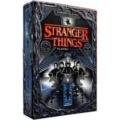 FULLY OVERTAKEN BY THE MIND FLAYER – The outer box has been completely consumed by the Upside Down. Dramatic holographic foils shimmer beneath deeply embossed vine detailing that wraps the entire package - this isn't just a card deck, it's a piece of the Hive Mind you can hold in your hands.
DISTRESSED & AGED BY THE UPSIDE DOWN – Every card in the Hive Mind deck has been intentionally aged and distressed, as if left to decay under the Mind Flayer's control. The result is a hauntingly immersive tactile exper