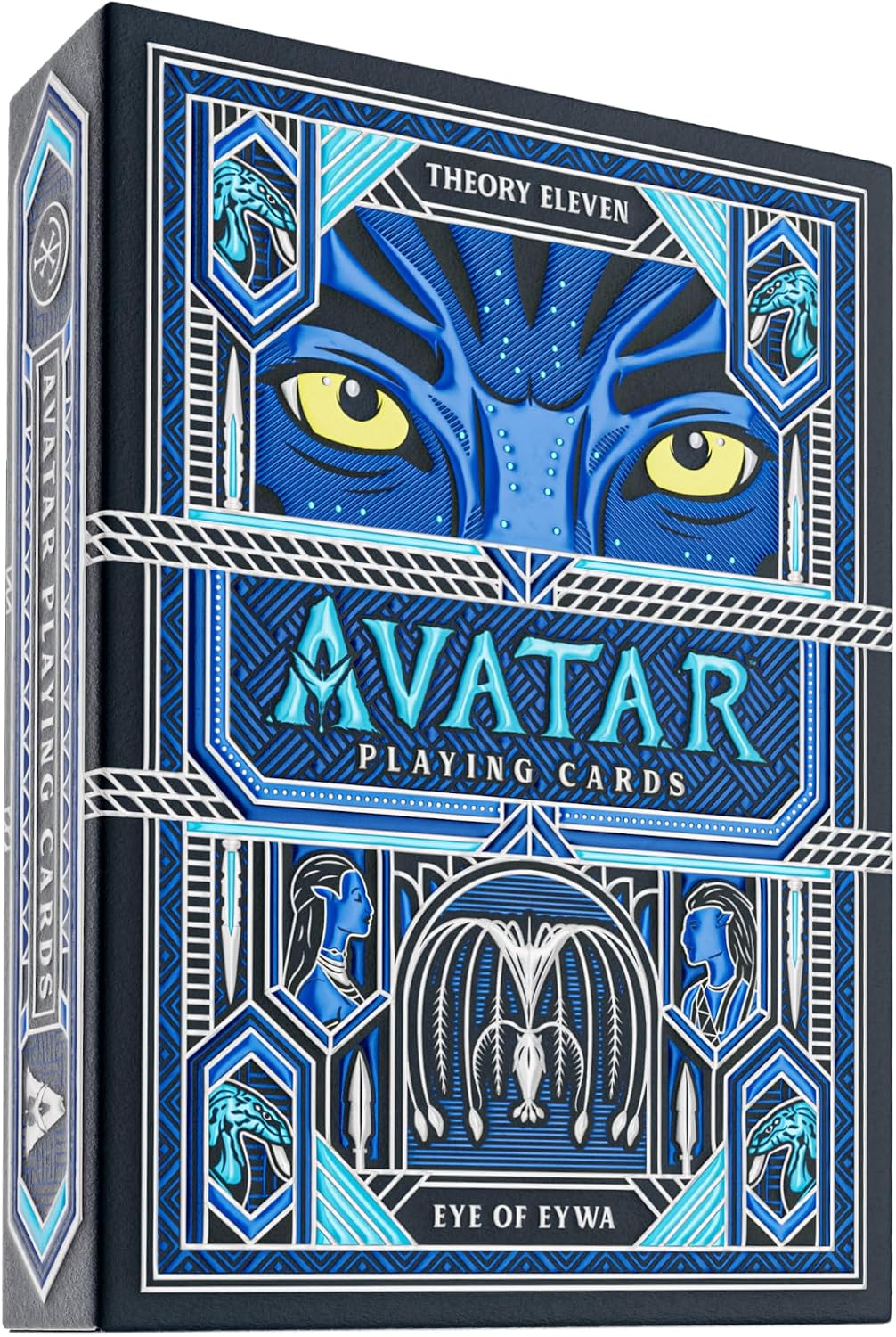 STEP INTO THE BIOLUMINESCENT HEART OF PANDORA: Every card in this officially licensed theory11 deck is meticulously illustrated to bring James Cameron's Avatar trilogy to life - from Pandora's towering forests and deep oceans to its glowing distant horizons. This is Pandora, card by card
THE FULL CAST OF AVATAR - ALL THREE FILMS: Jake Sully, Neytiri, Spider, Lo'ak, Kiri, Tonowari, Ronal, and more, alongside Pandora's most iconic creatures and landscapes. Characters from all three films represented across 52