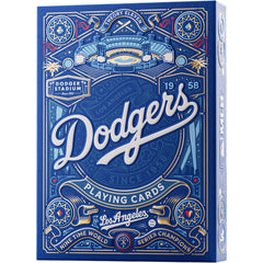 SWING FOR THE FENCES!
Step up to the plate with one of the most iconic teams in baseball history. The packaging features elegant gold foil and detailed embossing, along with design elements that celebrate the history of this club, going all the way back to 1958. It’s a home run for any Dodgers™ fan!
As soon as you open the box, you’re transported right into Dodger Stadium™. Whether you’re right behind home plate, at the Left or Right Field Pavilions, or seated at the Loge Level, the Dodgers are more than a