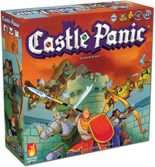The Second Edition includes all new art, a custom die, and heavier card stock. Changes to the board and cards improve readability for color-blind players. The forest is filled with all sorts of monsters. They watched and waited as you built your castle and trained your soldiers - but now they`ve gathered their army and are marching out of the woods! Can you work with your friends to defend your castle, or will the monsters tear down your walls and destroy the precious castle towers